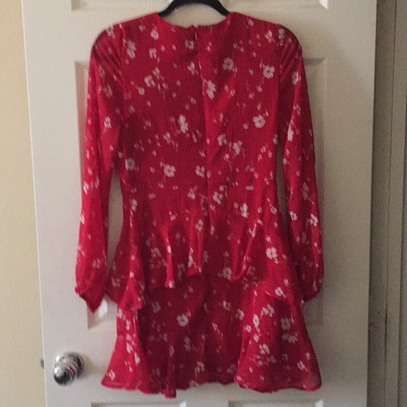 Love Fire Nordstrom Tiered Ruffle Mini Dress M - Picture 5 of 5